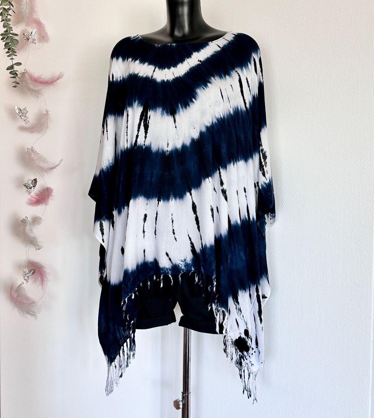 Tuniken: NEU 💜 Gr L + grösser / Plus Size - Batik Tunika Bluse – Neu (gemäss Beschreibung) aus Rickenbach b. Wil von sunneschii_