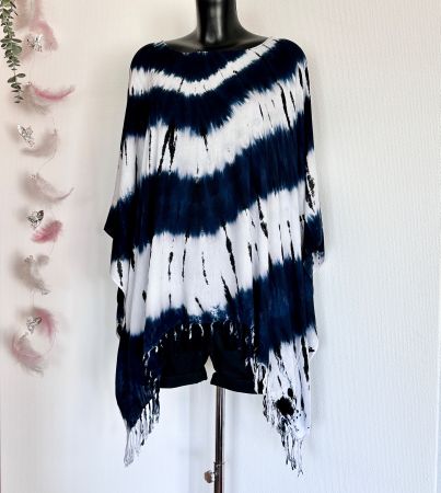 NEU 💜 Gr L + grösser / Plus Size - Batik Tunika Bluse