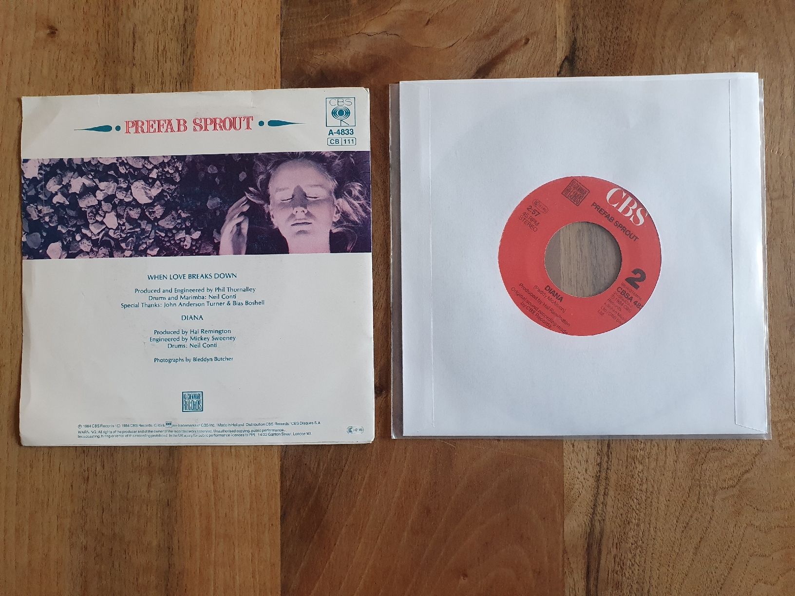 Dischi in vinile: Prefab Sprout - When Love Breaks Down 7" Single Rarität – Usato da Sirnach venduto da dimitri1963 1