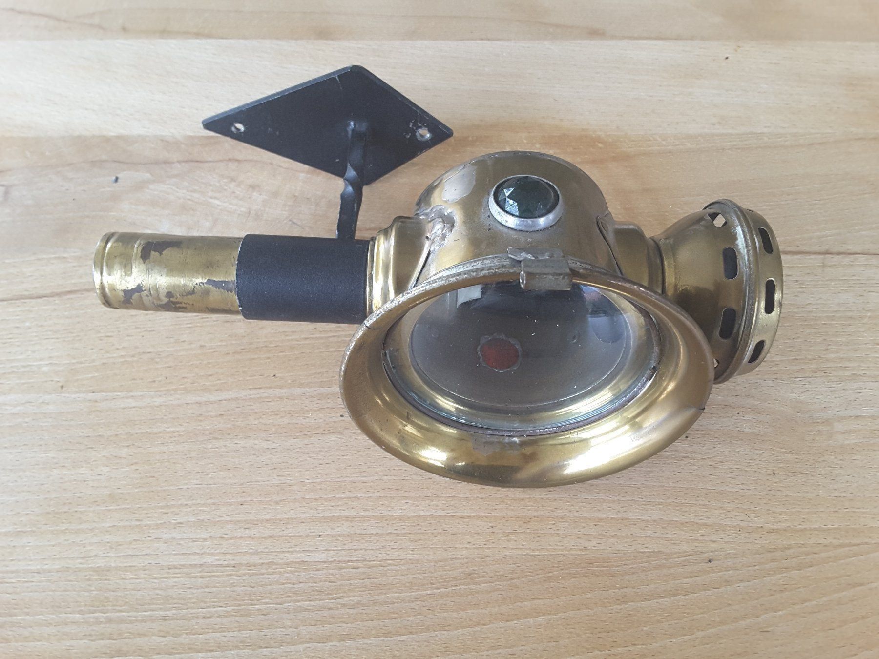 Lampade: Antike Luminor Kutschenlaterne Messing – Usato da Reichenburg venduto da Pipo-67