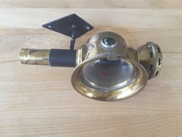 Antike Luminor Kutschenlaterne Messing