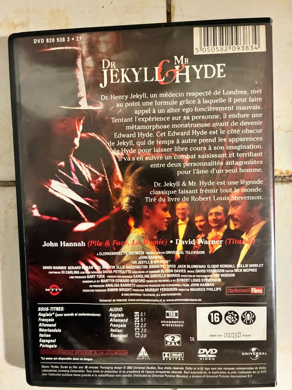 Alle DVDs: Dr Jekyll et Mr Hyde (2003, DVD) – Gebraucht aus Vevey von zecollector 1