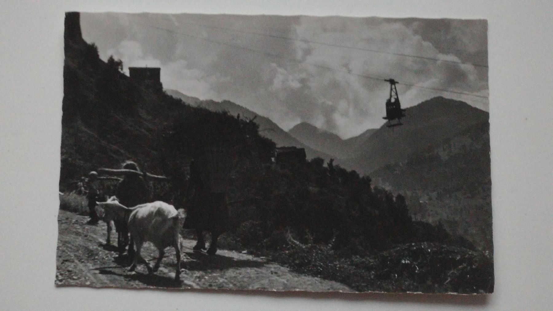 Ansichtskarten: Montée de Riddes à Isérables non circulée  – Gebraucht aus Farvagny-le-Grand von LaCaverne