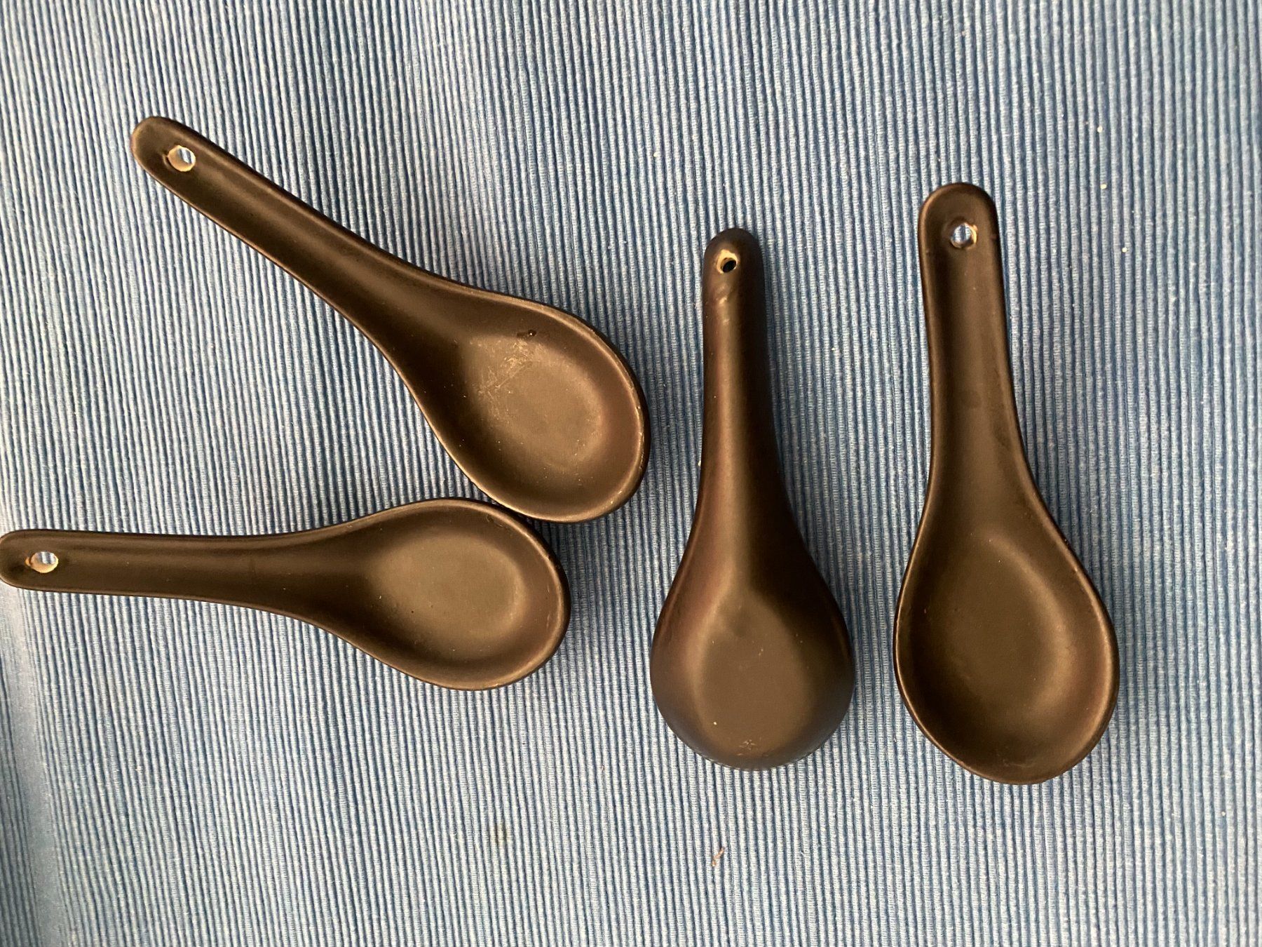 Löffel: 4 Asiatische Suppenlöffel schwarz – Neu (gemäss Beschreibung) aus Allenwinden von Obalu 3