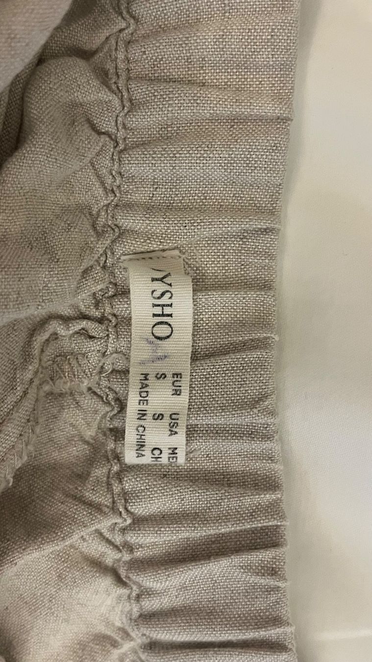 Oysho Hosen: Oysho beige linen trousers - size S – Gebraucht aus Tannay von EllaSF 4