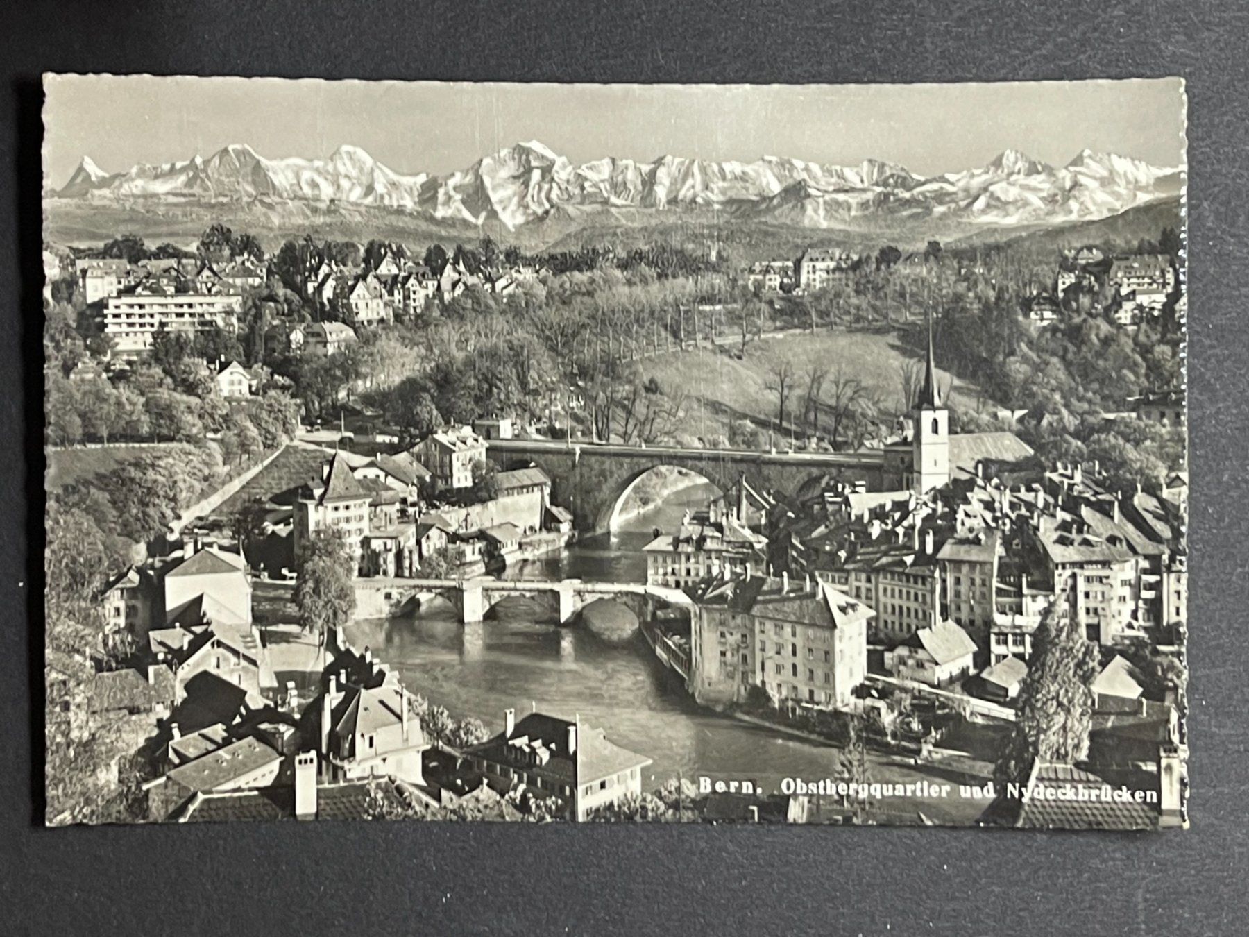 Ansichtskarten: Bern, Nydeckbrücke – Gebraucht aus Steg VS von _vinci_