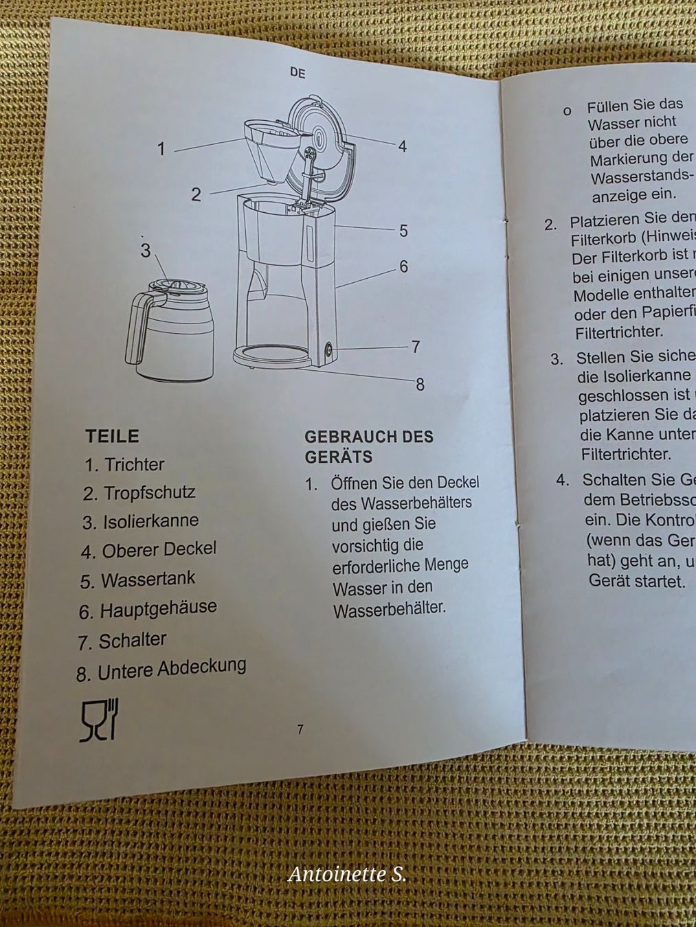 Melitta Macchine per caffè & Macchine per espresso: Thermo- Filterkaffeemaschine mit 4x Kaffeefilter Gartis dazu – Nuovo (secondo la descrizione) da Salez venduto da muss-ich-haben-02 4