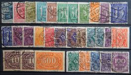 Deutsches Reich ex. Kat. 144-268 gest. 1920/23