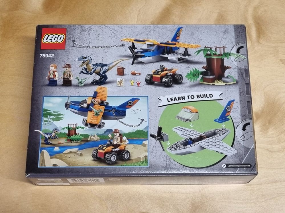 LEGO Jurassic World 75942 Velociraptor: Biplane Rescue Missi | Kaufen ...