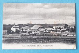 Rüti-Zollikofen - Landw. Schule - Eisenbahn in voller Fahrt