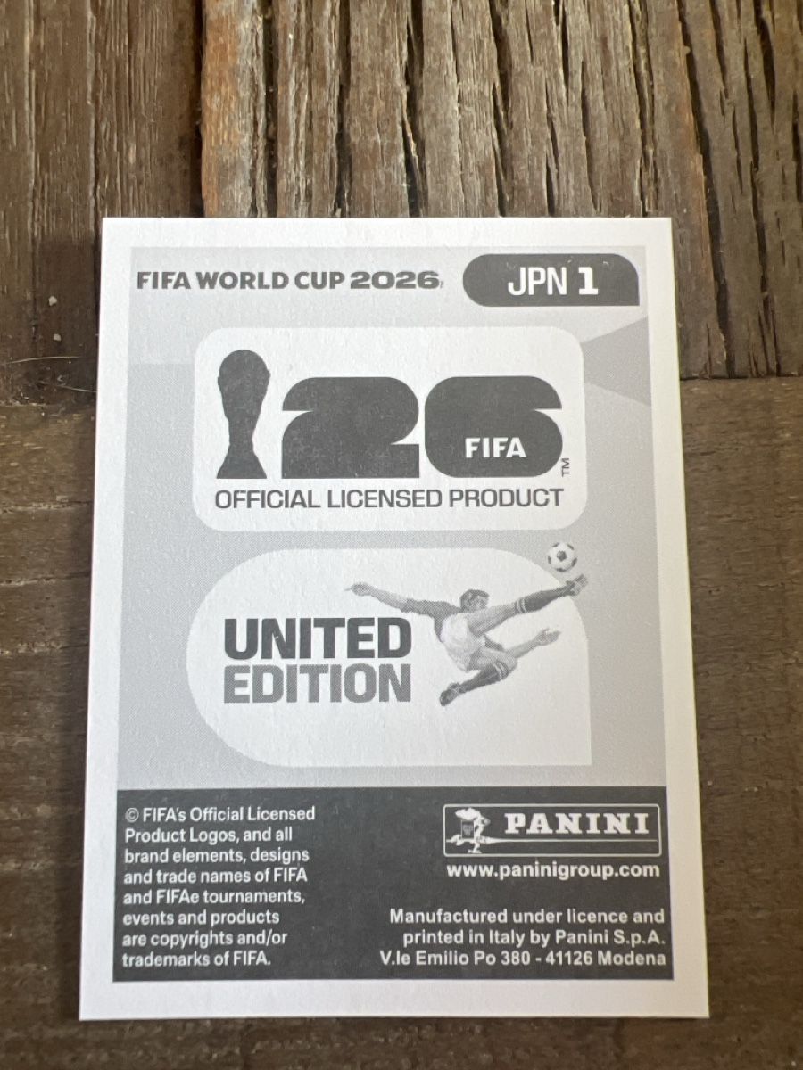 Panini Carte collezionabili: JPN 1 – Nuovo (secondo la descrizione) da Balsthal venduto da pas_6qqf