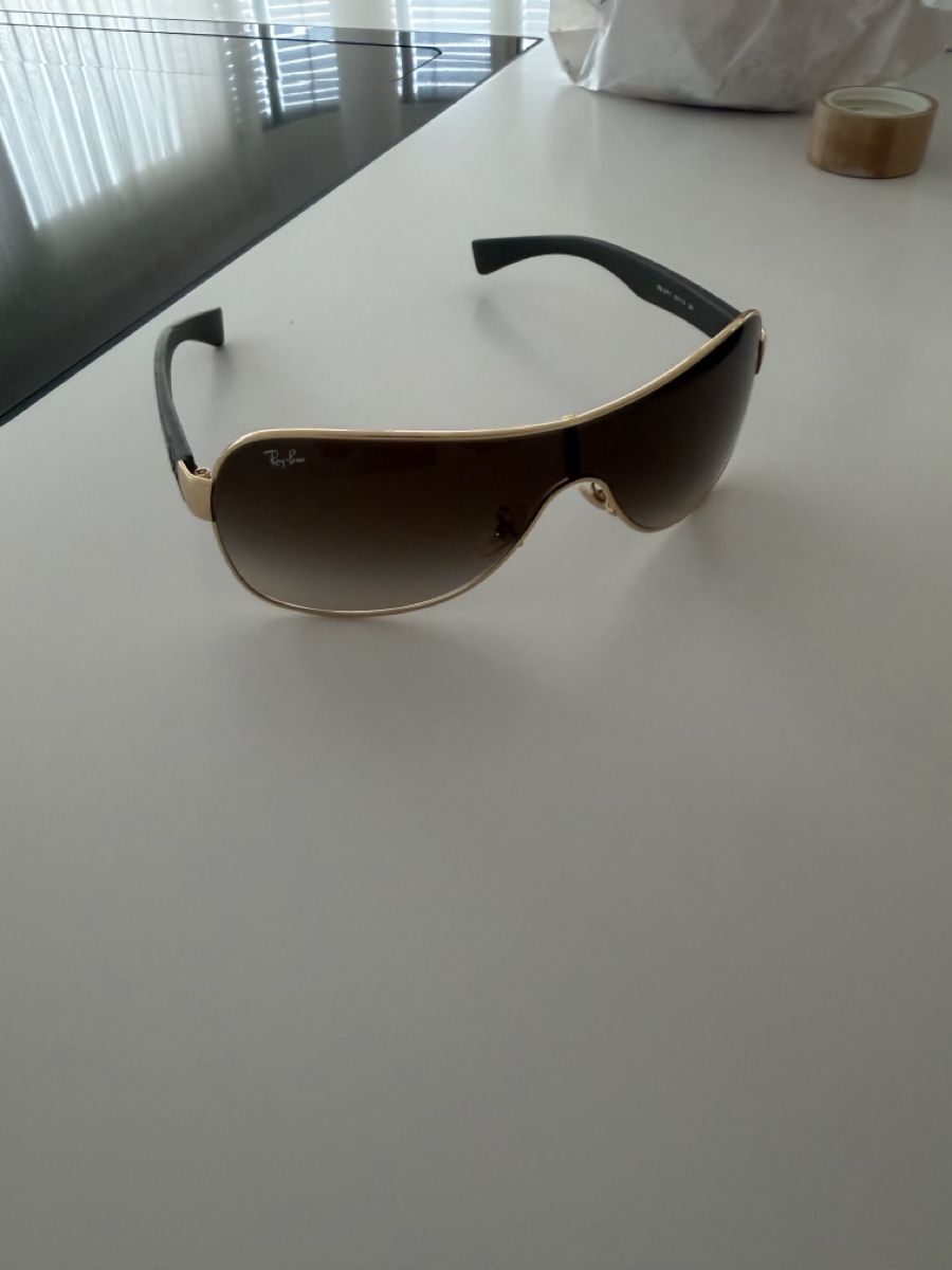 Ray-Ban Occhiali & Lenti: Ray-Ban Sunglasses Brown Gold Used – Usato da Aarau venduto da Schaimo