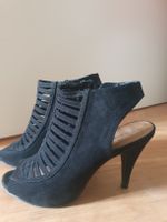 Schwarze Absatzschuhe, Gr. 38