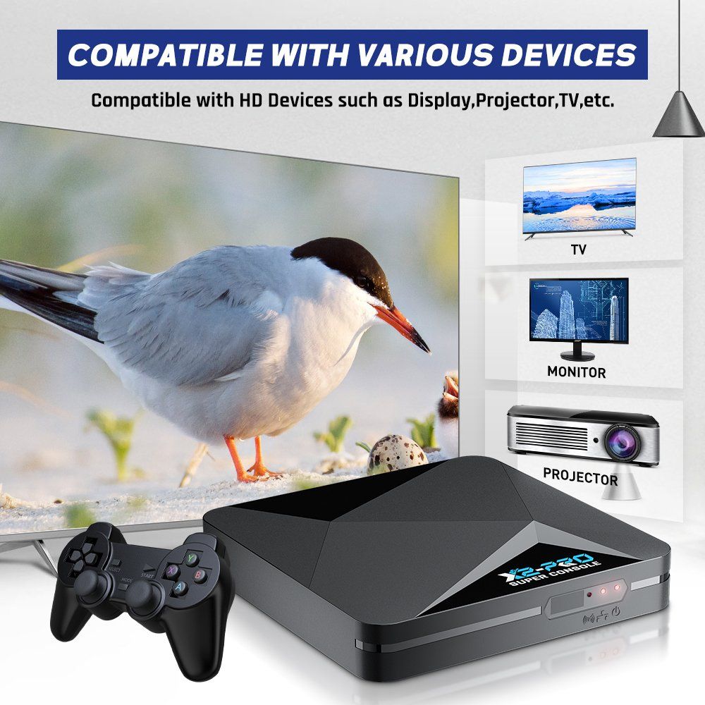 Console: Android TV Retro Game Console - mit 45,000 plus Spiele – Nuovo (secondo la descrizione) da Glattbrugg venduto da har_jgc7 5