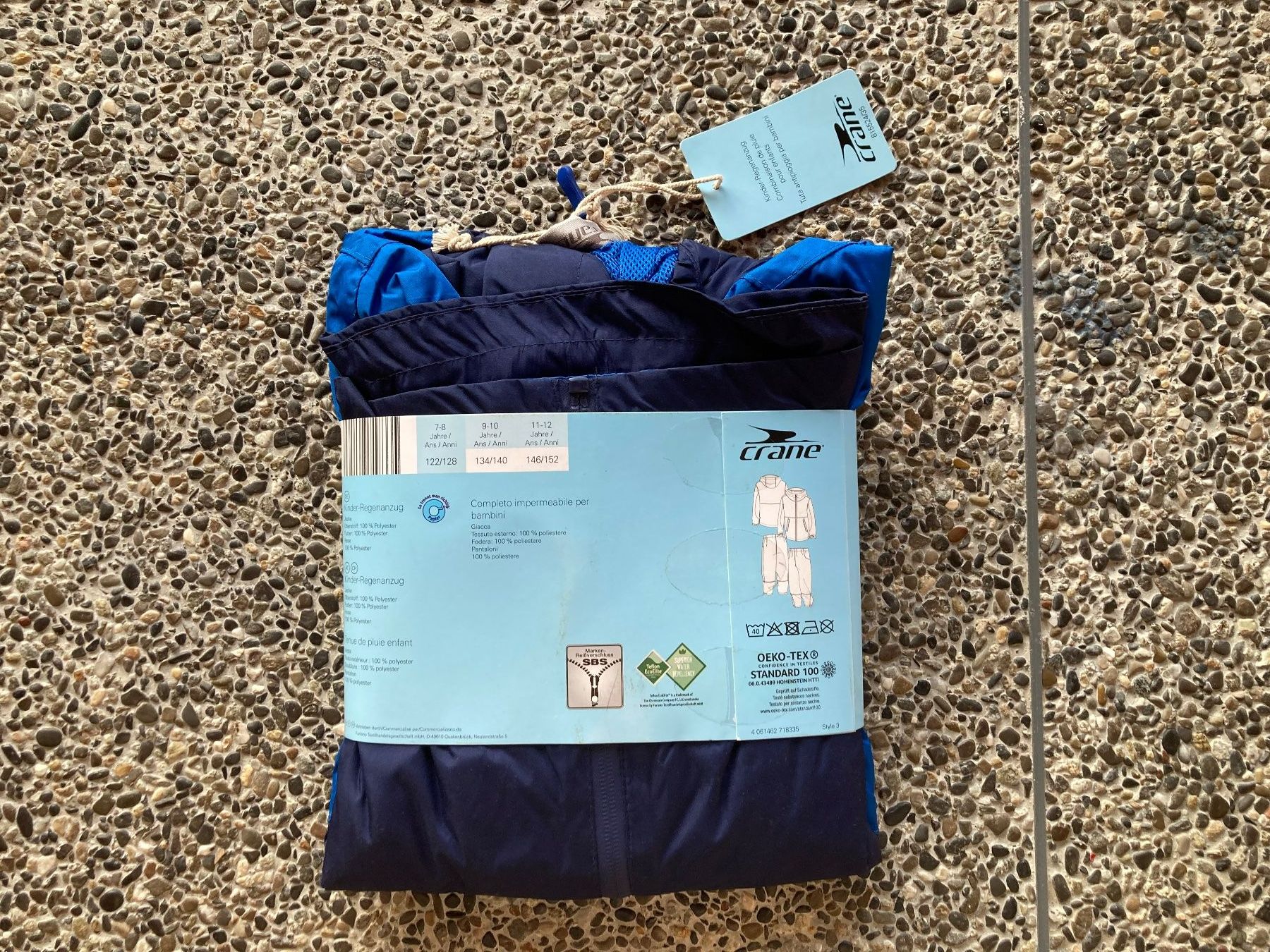 Lotti & Set di vestiti: Regenjacke und Regenhose, Gr. 122/128 – Nuovo e nell'imballaggio originale da Aetingen venduto da Nadinsky 1