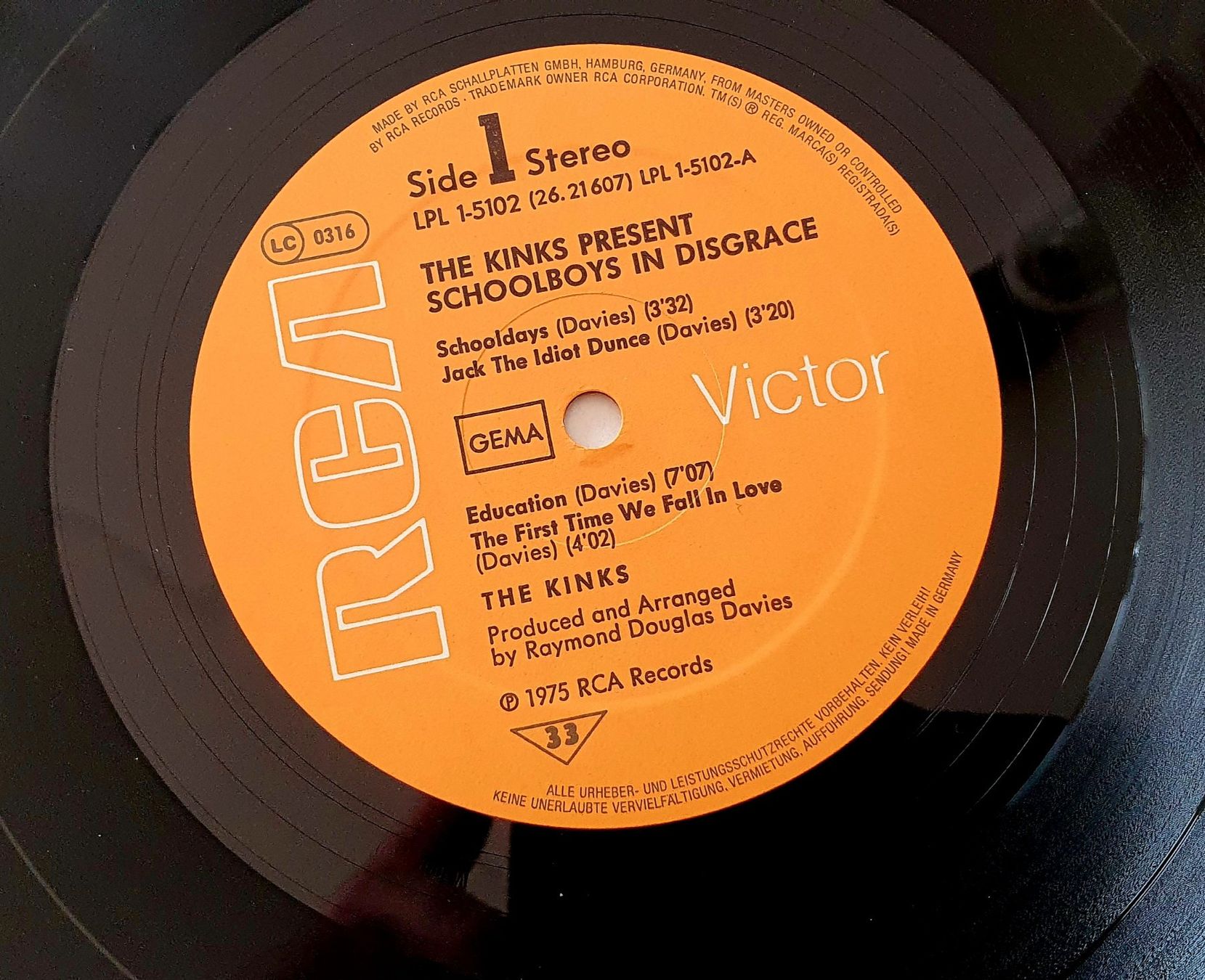 Dischi in vinile: THE KINKS, Schoolboys in Disgrace, LP, MINT! – Nuovo (secondo la descrizione) da Kreuzlingen venduto da Cdschlumpf 3