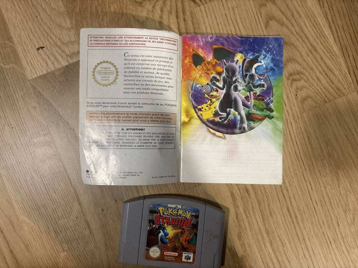 Giochi: Pokémon Stadium N64 FR - avec Notice – Usato da Neuchâtel venduto da Market_Dematos 2