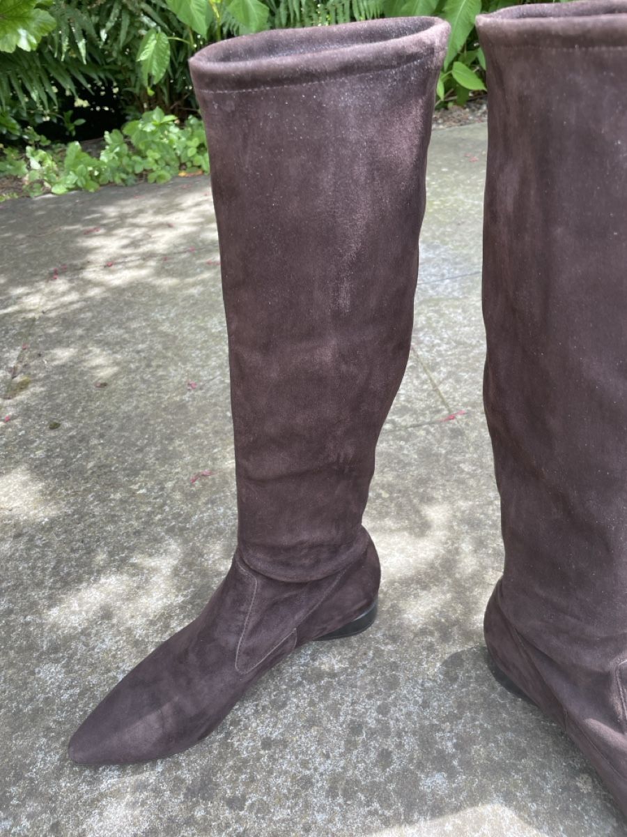 Scarpe da donna: Braune Wildleder Stiefel Grösse 39 – Nuovo (secondo la descrizione) da Zürich venduto da Galfran 2