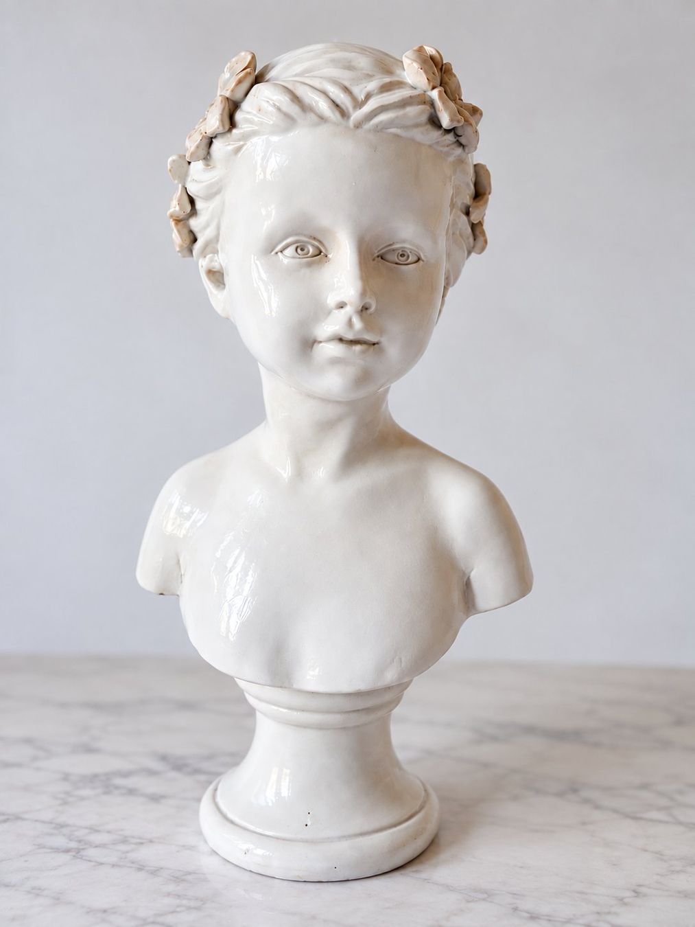Statuette: Dekorative Büste,Mädchen,Kunststein, 22 cm – Usato da Lengnau BE venduto da Muggi7 1
