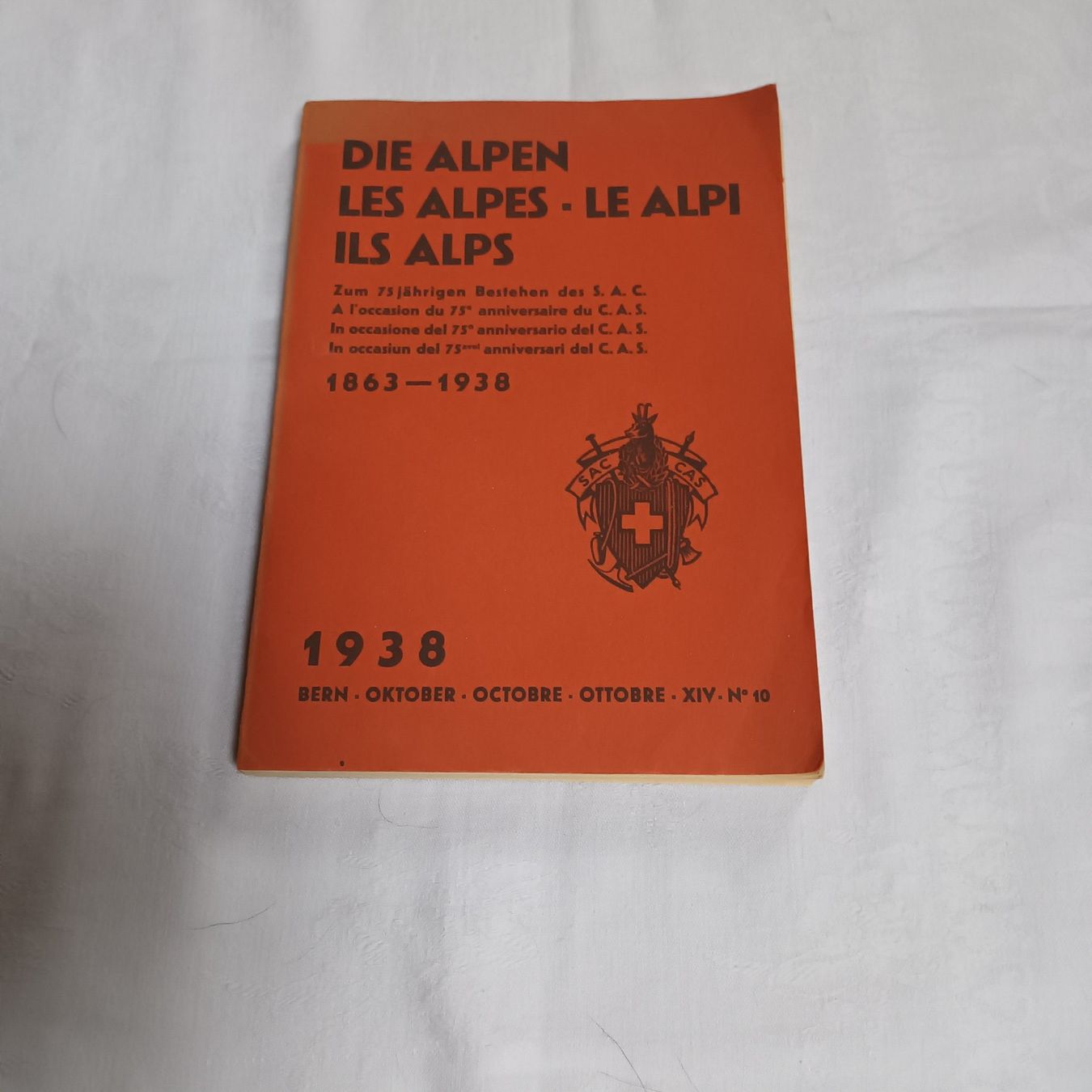 Bücher: Die Alpen / Les Alps / Le Alpi / Ils Alps  1938 – Gebraucht aus Bäretswil von ricoric