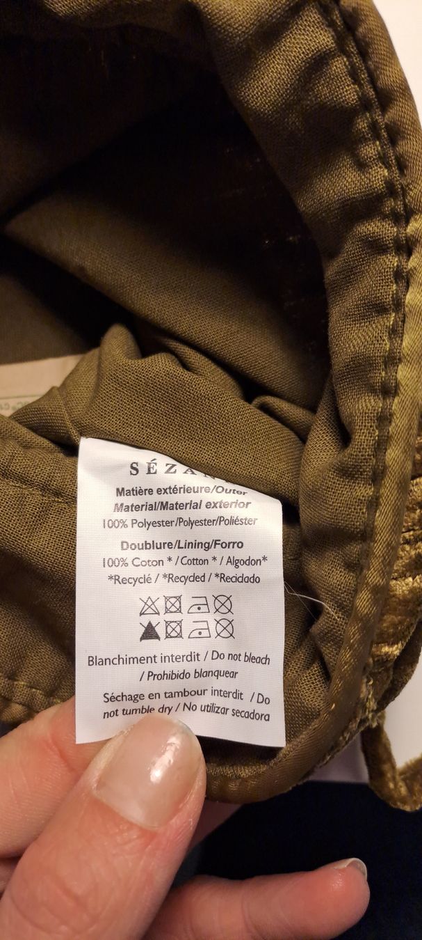 Sezane Borse da donna: Samttasche Sezane Olive neuwertig – Nuovo e nell'imballaggio originale da Düdingen venduto da Anthelia 4