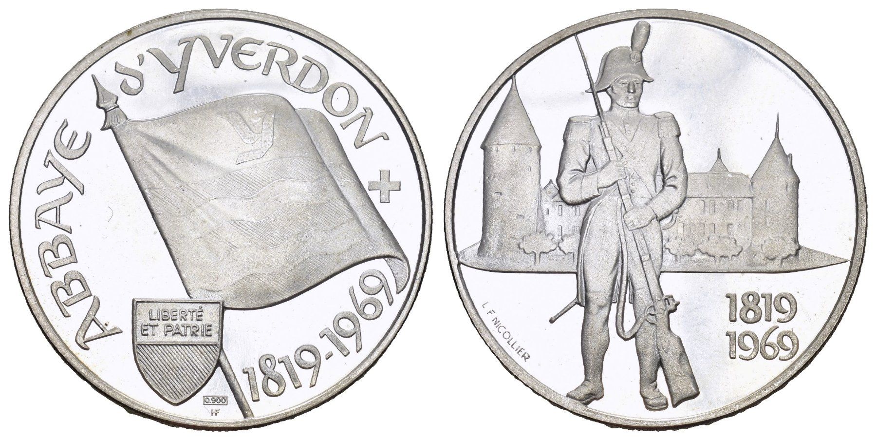 Medaillen: Yverdon 1969 – Gebraucht aus Bern von numismatictops