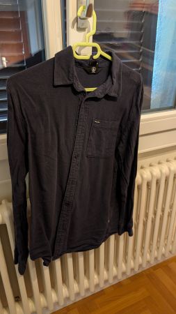 Hemd Volcom - blau classic fit Grösse S