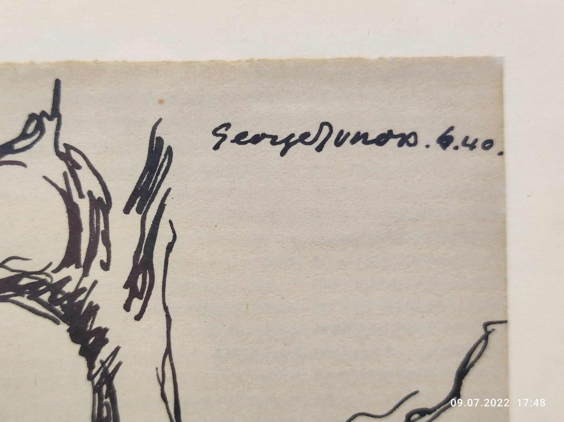 Poster & Bilder: GEORGE JUNOD - ZEICHNUNG – Gebraucht aus Goldach von Gaip 2