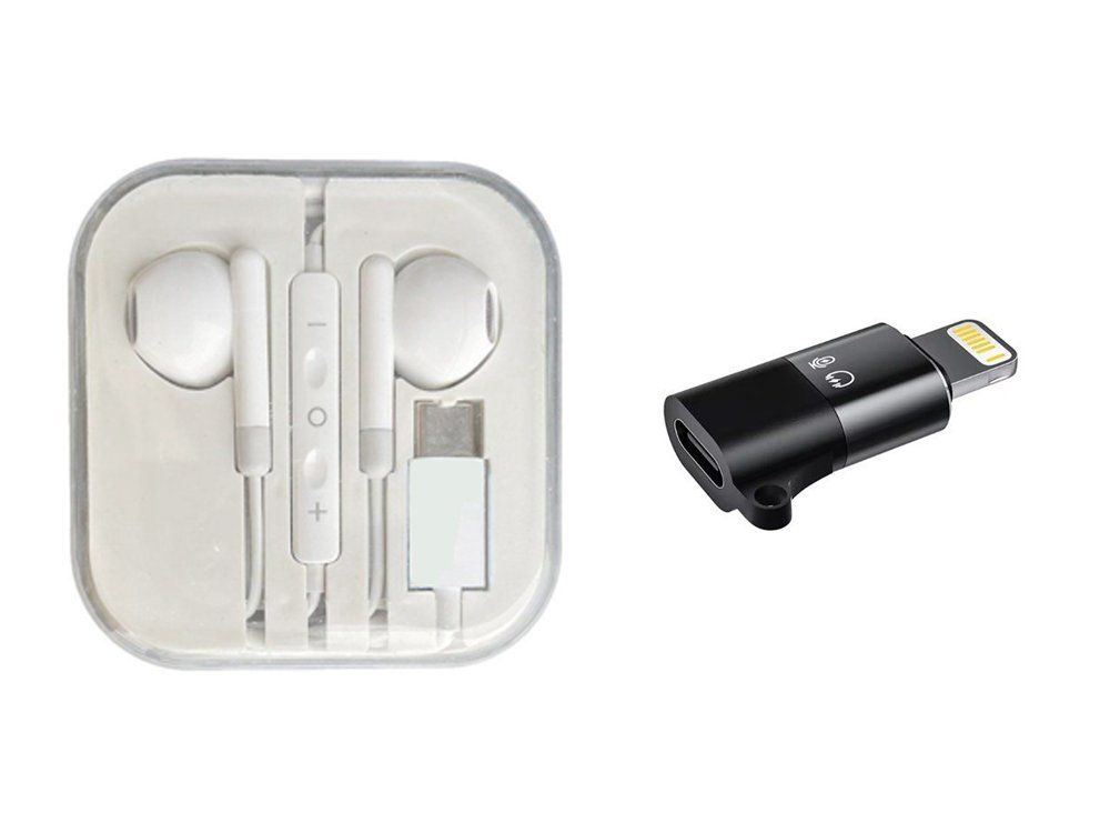 Cuffie: USB-C Kopfhörer mit Mic&Lautstärkeregler & Lightning Adapt. – Nuovo e nell'imballaggio originale da Hinwil venduto da jeglat