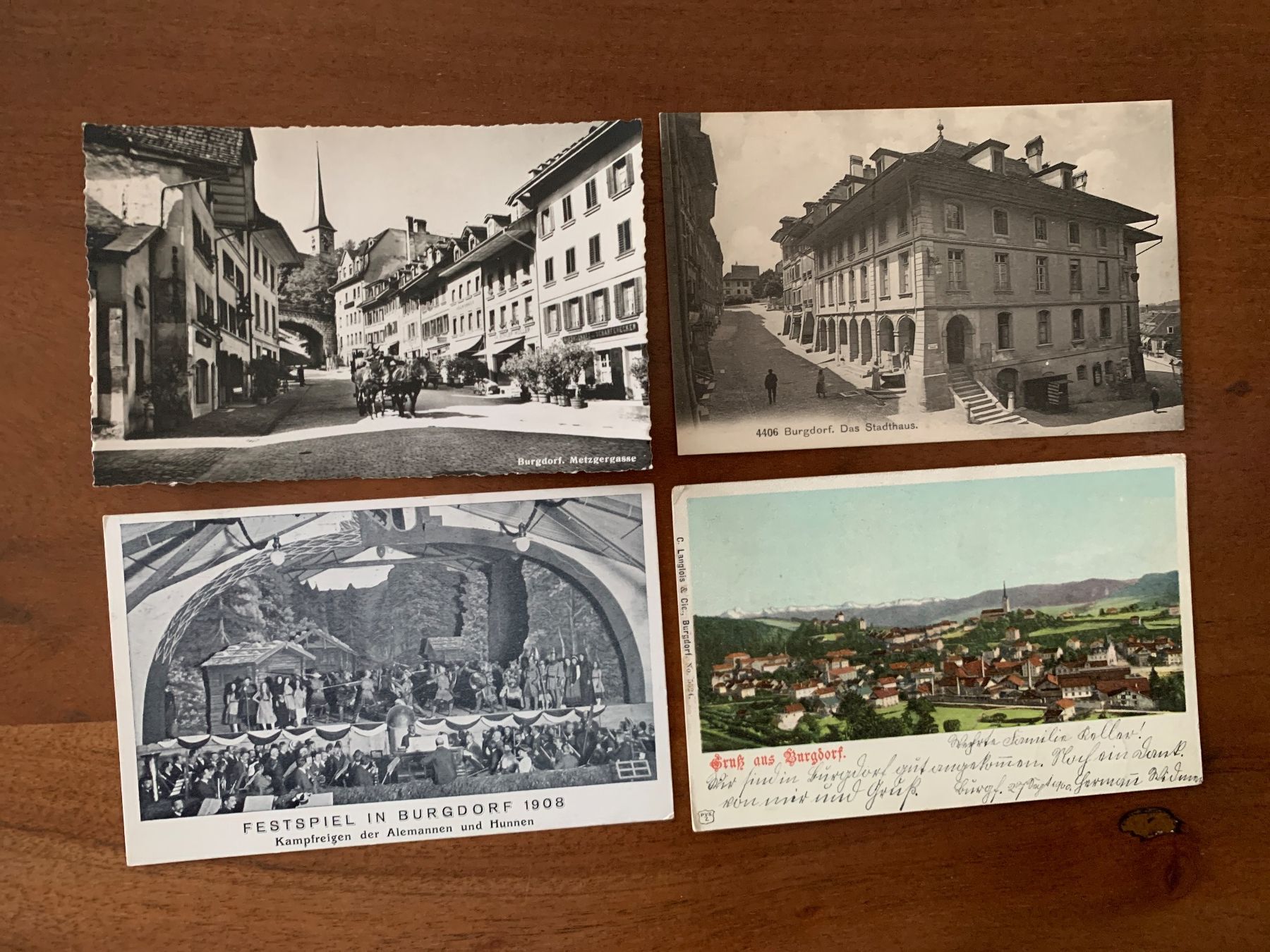 Ansichtskarten: 16 Ansichtskarten Schweiz aus Burgdorf BE – Gebraucht aus Oftringen von Cla.vD.74 4