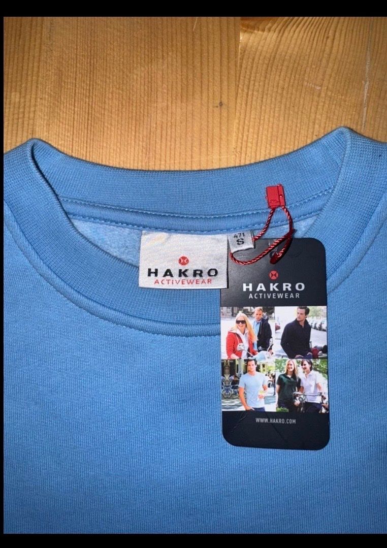 Maglioni & Felpe: Pullover HAKRO Sweatshirt, hellblau, Gr.  S/ M, Neu! – Nuovo (secondo la descrizione) da Zollikon venduto da bus_lr8l 1