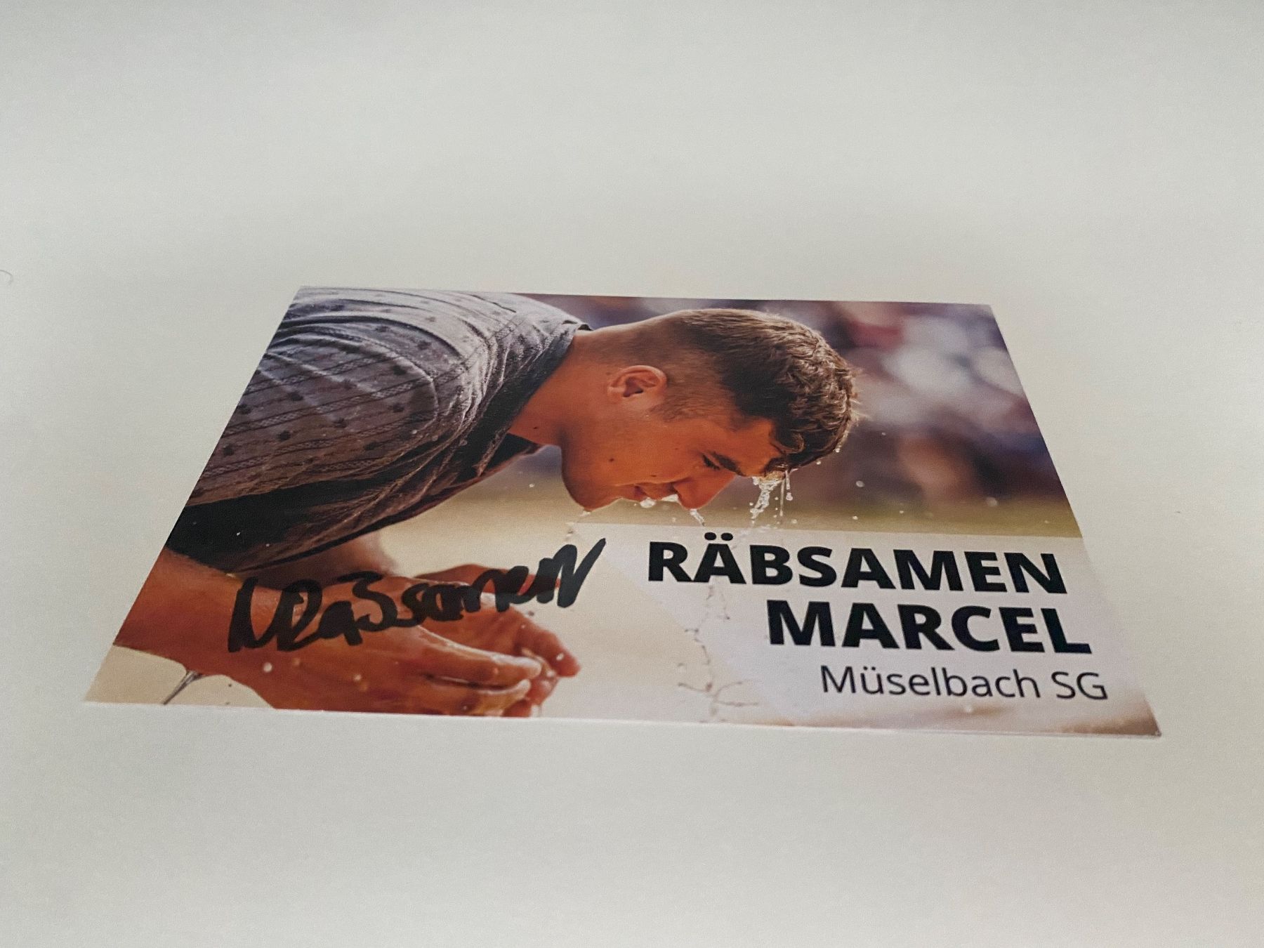 Autogramme: Autogrammkarte von Räbsamen Marcel - Schwingen – Gebraucht aus Hergiswil LU von FcMalkov