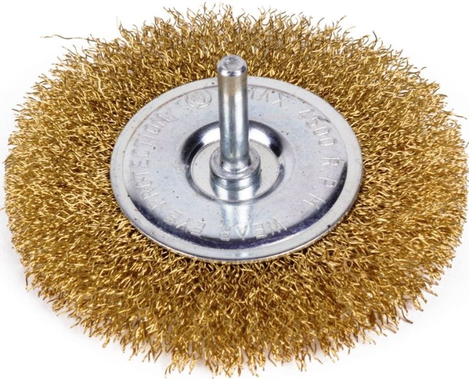 BESTYASH Drahtbürste Für Bohrmaschine | Rostentferner Für Metall | Langlebige Stahlbürste