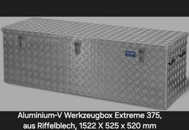Aluminium Box Riffelblech mit Räder