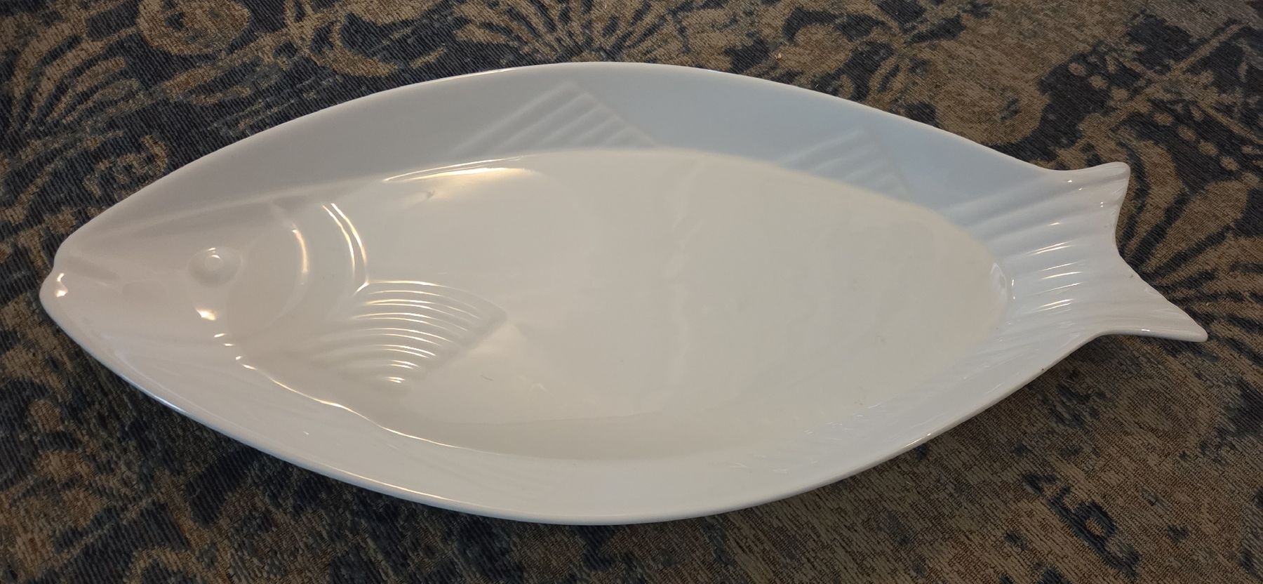 Piatti di portata: Fischplatte weiss Keramik  – Usato da Kloten venduto da bur_6gp9 1