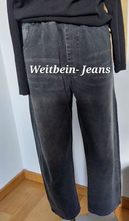Trend Jeans - Weitbein - black Denim Gr.36