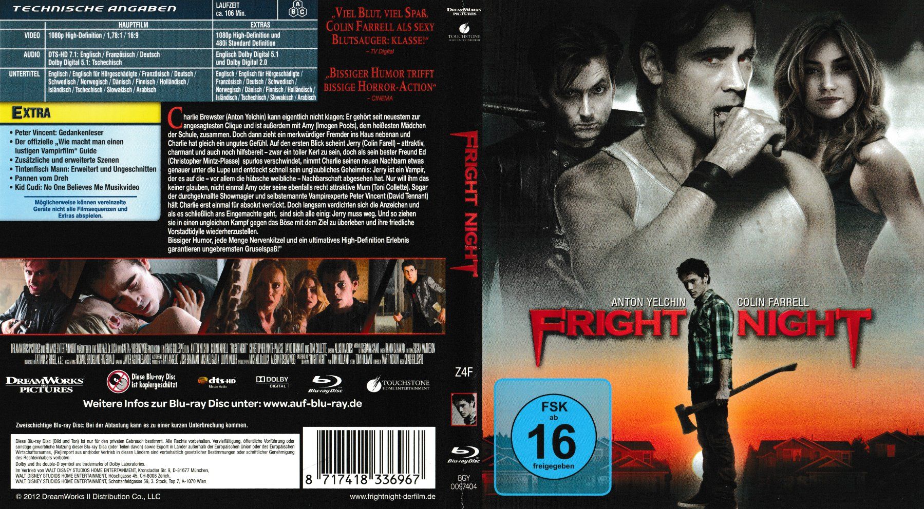Tutti i DVDs: Blu-Ray - Fright Night – Usato da Langnau am Albis venduto da MediaRescuerKeLoX