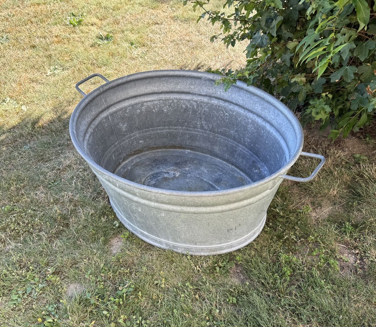 Altre Decorazioni per giardino: Zuber Zinkwanne dicht 65 L – Usato da Gerlafingen venduto da sternrose 1