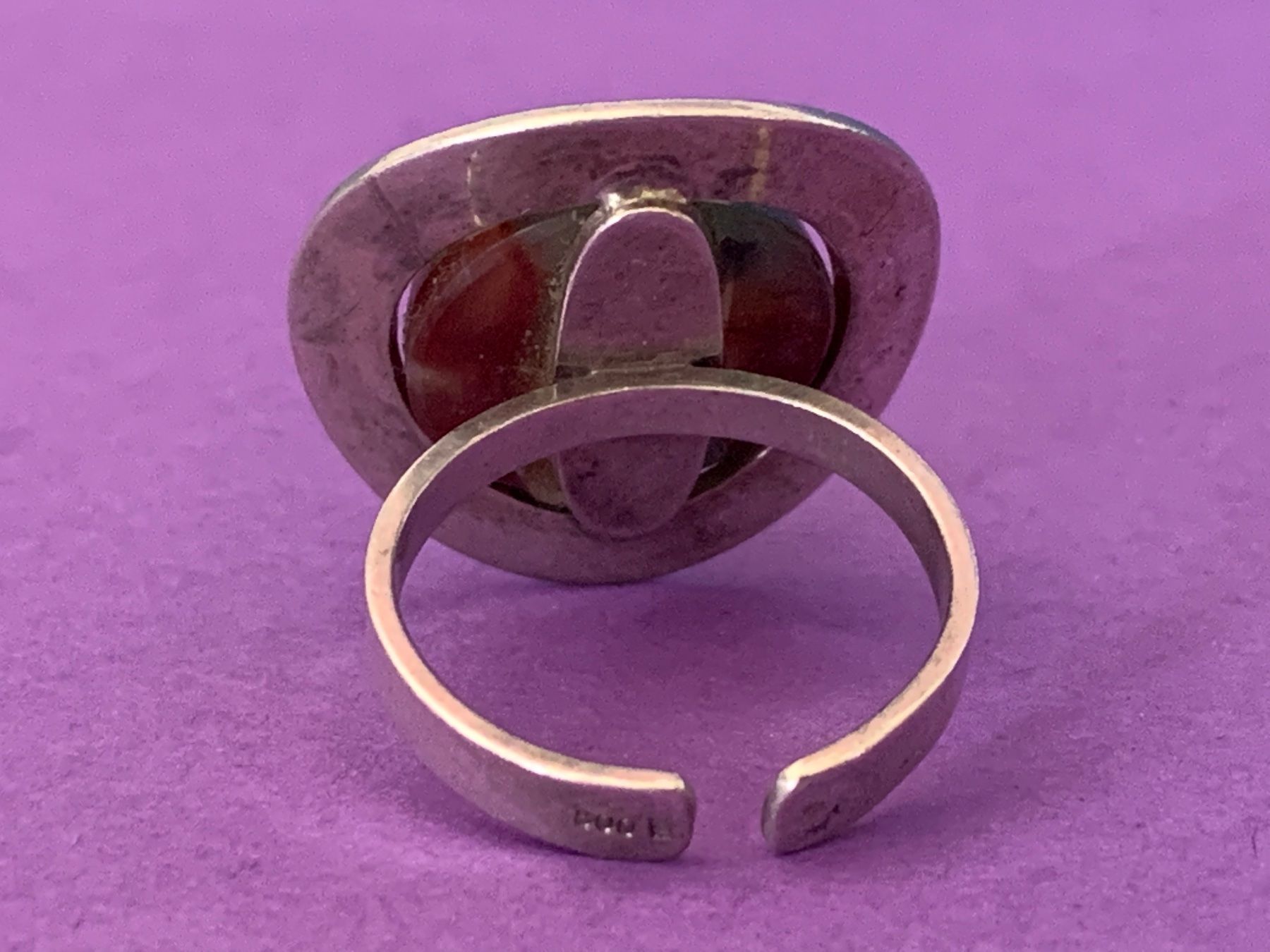 Ringe: Silberring  jaspis-grün (54) – Gebraucht aus Dittingen von Bellevista 5