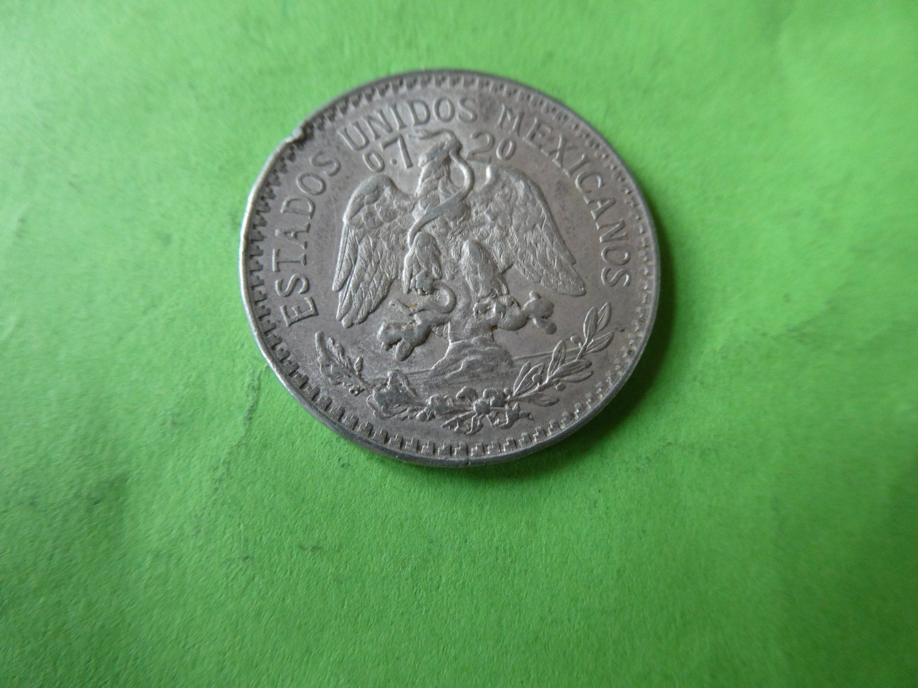 Alle Münzen: Mexiko 1937, 50 Centavos - Silber – Gebraucht aus Hinterforst von Rohusri