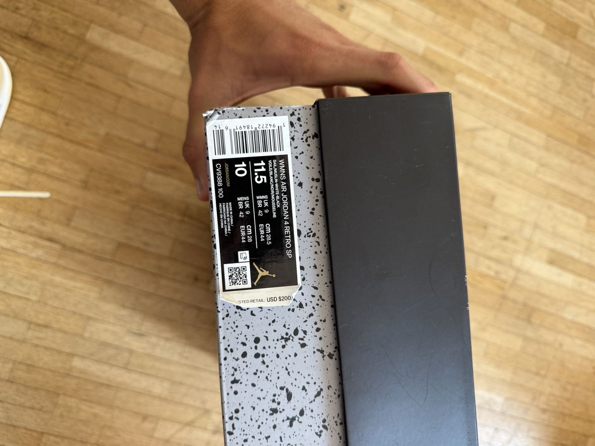 Off-White Herrenschuhe: Jordan 4 Off-White Sail – Neu (gemäss Beschreibung) aus Genève von SG_73 4