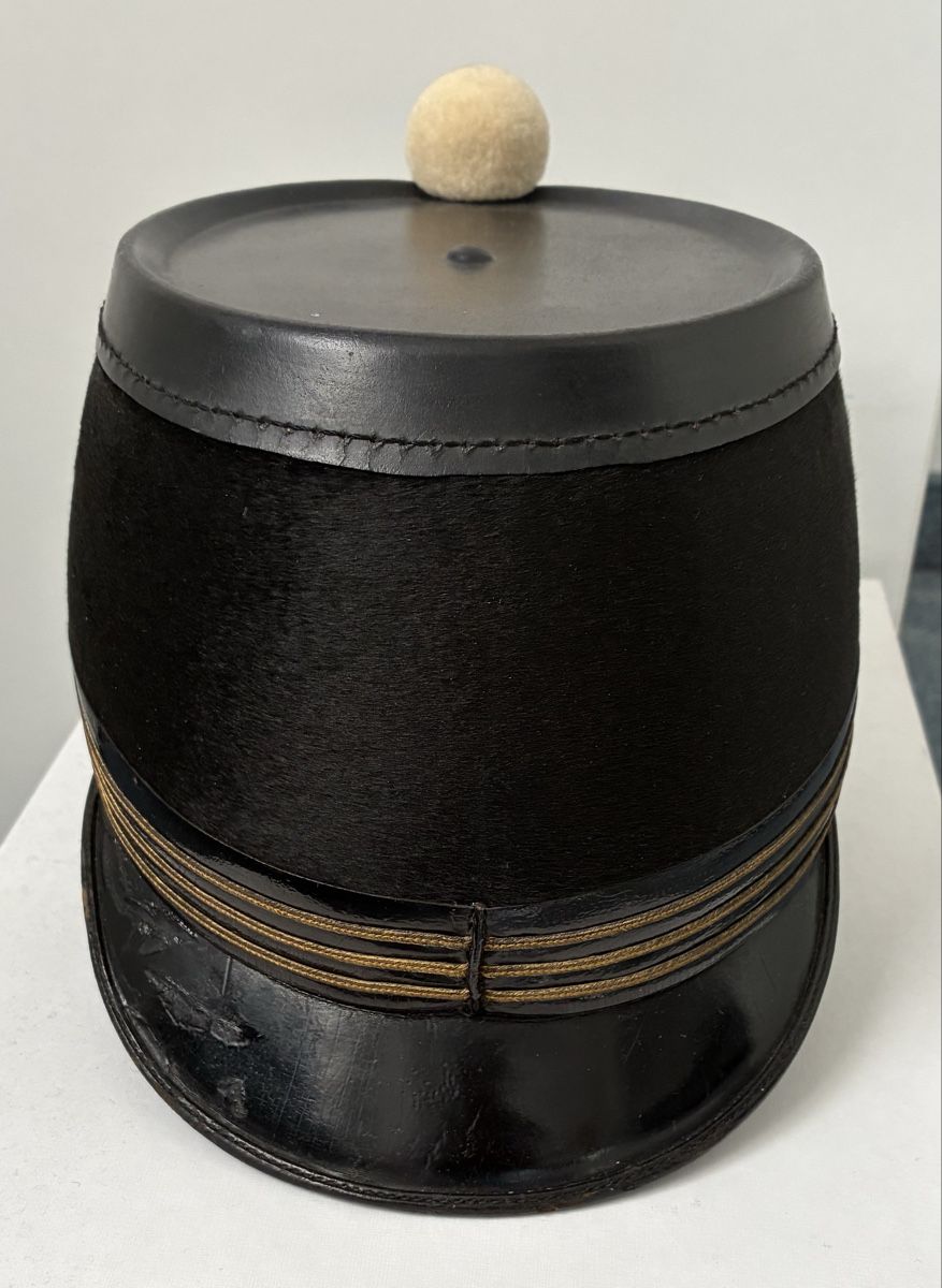 Schweizer Armee Uniformi: Tschako Hptm GR 1898 – Usato da Gutenswil venduto da Antiques77 2