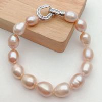 Rosa Lua Perlen Armband Echt Bracelet Perle rose champagne