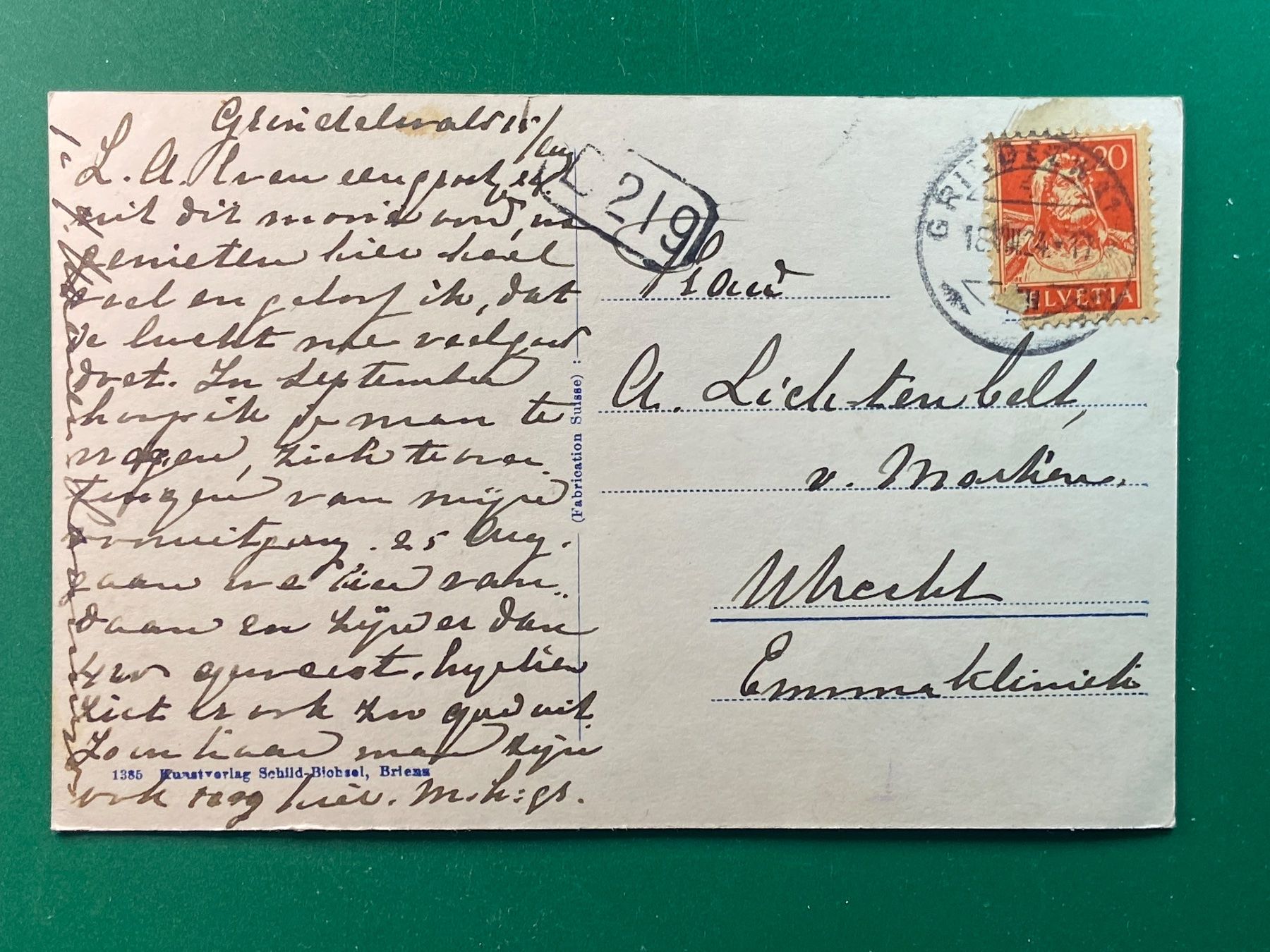 Cartes postales: Oberer Grindelwald-Gletscher – D'occasion à Steg VS par _vinci_ 1