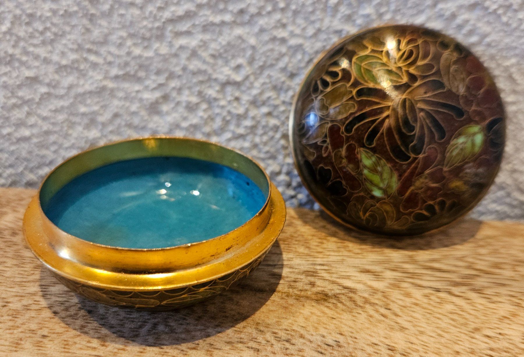 Coffrets à bijoux: Cloisonne Emaille Messing  Schatulle Schale Schmuckdose Box – D'occasion à Birmensdorf ZH par Wendepunkt... 5