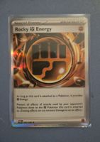 Pokemon Karte Rocky Energy holo, englisch