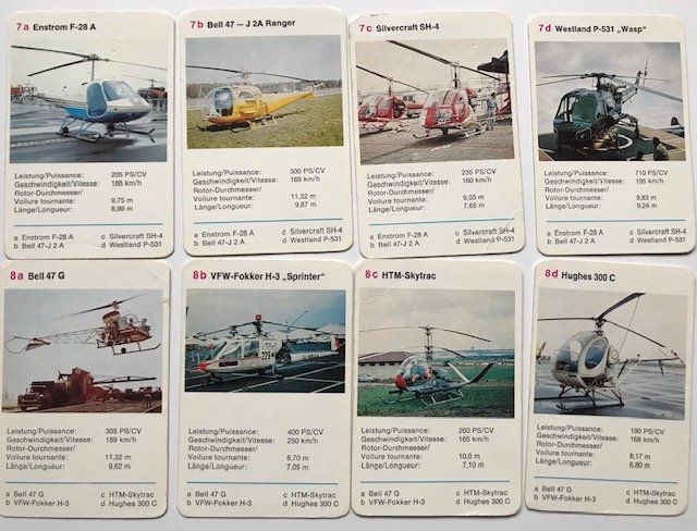 Giochi: Quartett Hubschrauber Art.Nr. 631 6771 – Usato da Zürich venduto da gigimai67 5