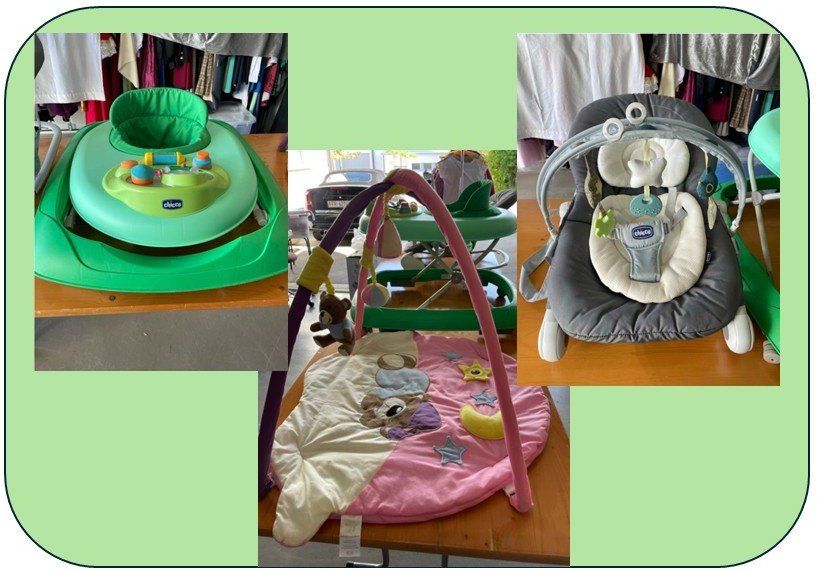 Chicco Sdraiette & Sdraiette a dondolo: Konvolut Chicco Babyspielsachen – Usato da Wünnewil venduto da 2day