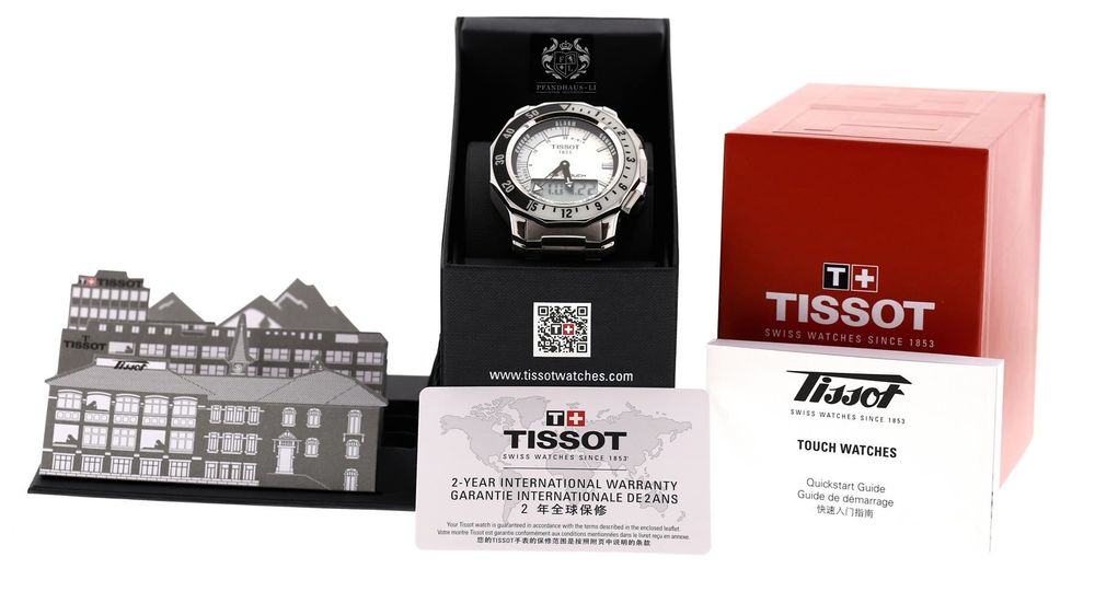 Tissot Sea-Touch Stahl Herren Taucheruhr ungetragen 10