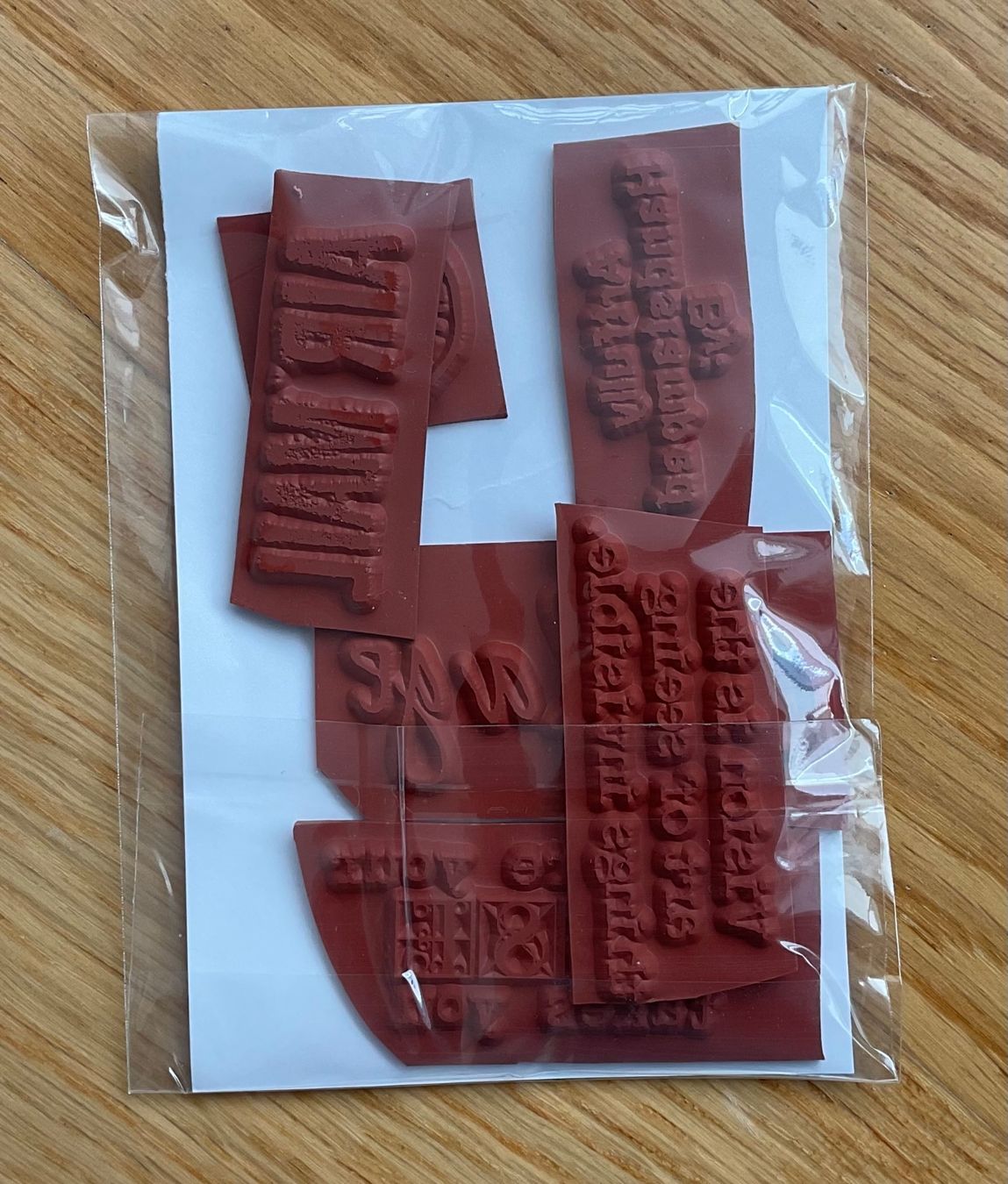 Timbri: Neues, ummontiertes Stempel-Set von rubberdance.com – Nuovo e nell'imballaggio originale da Zürich venduto da Sunset69 2